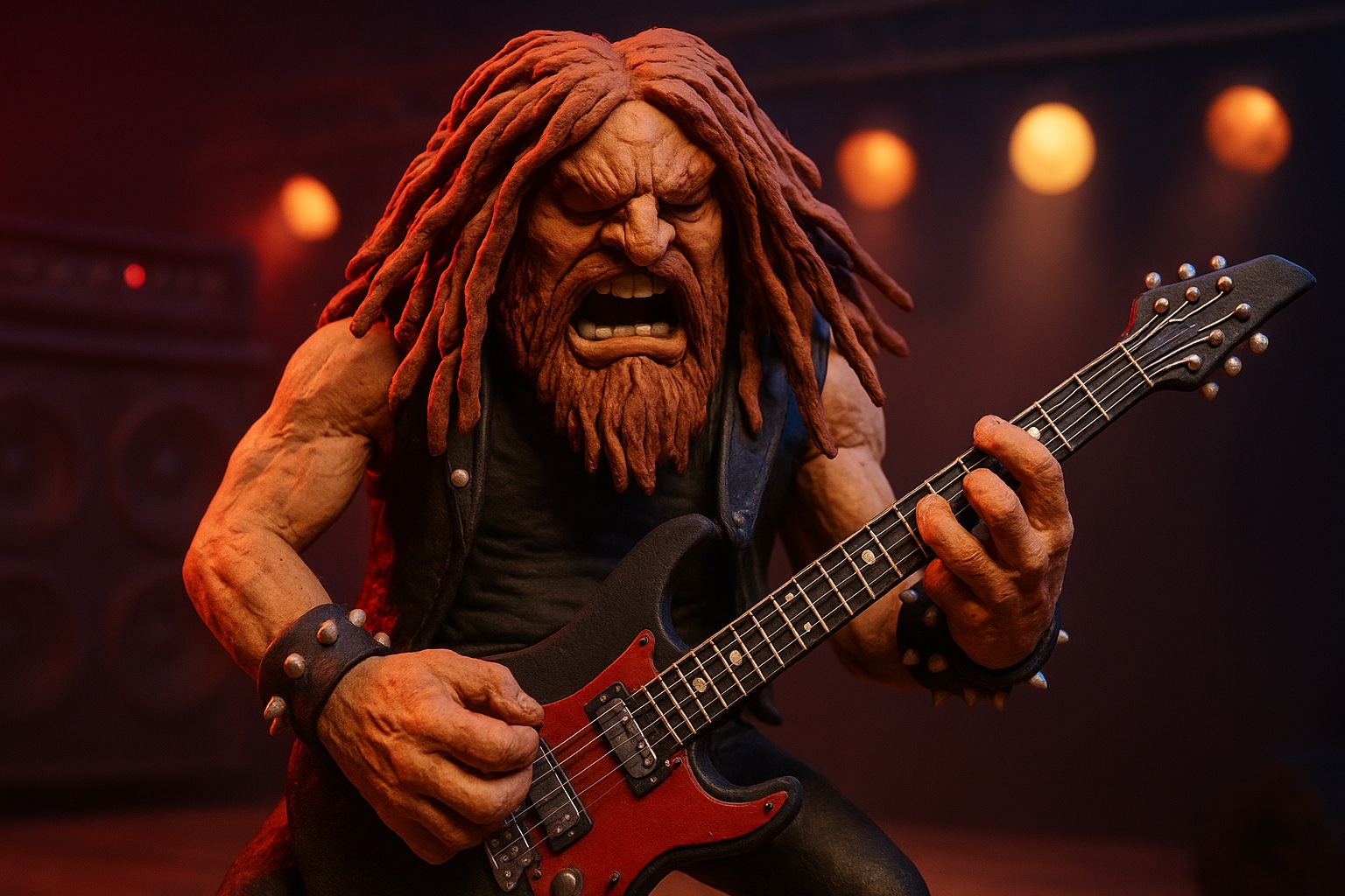 heavy metal guitarist