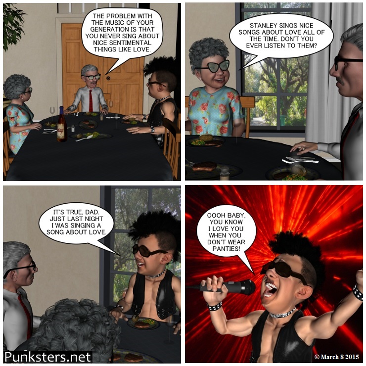 punksters comic strip # 008